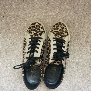 Zara Cheetah print shoes